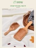 Lược Gỗ Tre Massage Da Đầu BAMBOOO ECO Bằng Tre Thân Thiện Với Môi Trường
