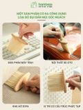 Chổi Quét Bụi Ô Tô Mini BAMBOOO ECO Nhỏ Gọn Mềm Mại