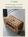 Hộp Giấy Ăn Mây Nhựa BAMBOOO ECO Đem Đến Sự Tiện Nghi Và Thẩm Mỹ Cho Không Gian Bếp