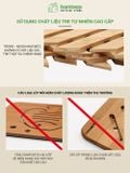 Miếng lót nồi gỗ tre BAMBOOO ECO cách nhiệt chống trầy mặt bàn
