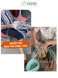 Giỏ Gắn Xe Đạp Đan Thủ Công BAMBOOO ECO Nhiều Màu Sắc, Deo Dai, Dễ Sử Dụng