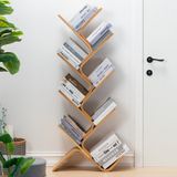 Kệ sách hình cây BAMBOO HOME, giá đựng sách bằng tre nhiều kích thước, tiết kiệm không gian, sử dụng cho phòng làm việc