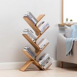 Kệ sách hình cây BAMBOO HOME, giá đựng sách bằng tre nhiều kích thước, tiết kiệm không gian, sử dụng cho phòng làm việc