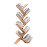 Kệ sách hình cây BAMBOO HOME, giá đựng sách bằng tre nhiều kích thước, tiết kiệm không gian, sử dụng cho phòng làm việc