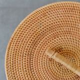 Sọt mây đan thủ công Việt Nam BAMBOO HOME có tay cầm đựng quần áo, đồ chơi, decor sử dụng ở phòng khách, phòng ngủ