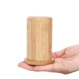 Lọ đựng tăm nhiều hình dáng vuông tròn BAMBOO HOME trang trí decor