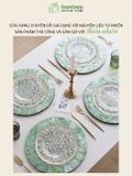 Tấm Lót Bàn Ăn Placemat khảm trai BAMBOO HOME Sang Trọng Bắt Mắt Phong Cách Bắc Âu Dùng Trong Nhà Hàng Khách Sạn Cao Cấp