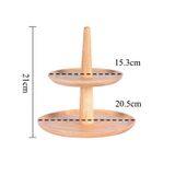 Khay gỗ decor BAMBOO HOME đĩa đựng bánh ngọt, trái cây các loại , cá tính hiện đại