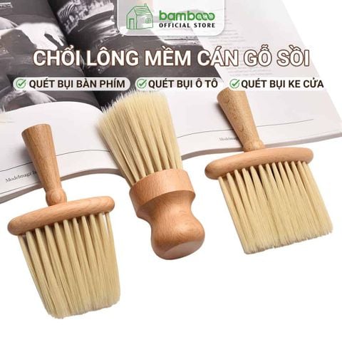 Chổi Quét Bụi Ô Tô Mini BAMBOOO ECO Nhỏ Gọn Mềm Mại Đa Năng TIện Dụng