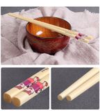 Đũa tre in hình gia đình ông, bà, bố, mẹ, heo con, gấu BAMBOO HOME an toàn vệ sinh, sử dụng cho gia đình, nhà hàng