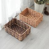 Giỏ đựng đồ đa năng BAMBOO HOME hình chữ nhật, để đồ phòng khách, phòng ngủ, decor trang trí nhà cửa