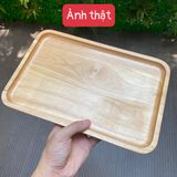 Khay gỗ BAMBOO HOME đựng đồ trang trí cách nhiệt chống dinh phong cách Bắc Âu