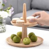 Khay gỗ decor BAMBOO HOME đĩa đựng bánh ngọt, trái cây các loại , cá tính hiện đại