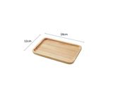 Khay gỗ BAMBOO HOME đựng đồ trang trí cách nhiệt chống dinh phong cách Bắc Âu