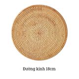 Tấm lót cốc mây tre đan BAMBOO HOME miếng lót cốc uống trà , phụ kiện decor chụp ảnh , phụ kiện bàn ăn trong nhà