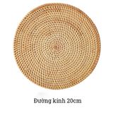 Tấm lót cốc mây tre đan BAMBOO HOME miếng lót cốc uống trà , phụ kiện decor chụp ảnh , phụ kiện bàn ăn trong nhà