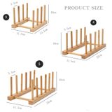 Kệ Úp Dĩa Tre BAMBOO HOME Giá Trưng Bày Nhà Bếp Tiện Lợi Nhiều Kích Thước