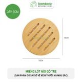 Miếng lót nồi gỗ tre BAMBOOO ECO cách nhiệt chống trầy mặt bàn