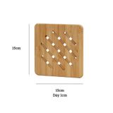 Tấm lót nồi gỗ tre cao cấp BAMBOO HOME cách nhiệt loại dày nhiều kích thước, chống trầy xước mặt bàn, chống nóng