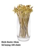 Tăm xiên tre đa năng BAMBOOO ECO trang trí cocktail, hoa quả