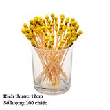 Tăm xiên tre đa năng BAMBOOO ECO trang trí cocktail, hoa quả