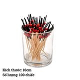 Tăm xiên tre đa năng BAMBOOO ECO trang trí cocktail, hoa quả