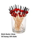 Tăm xiên tre đa năng BAMBOOO ECO trang trí cocktail, hoa quả