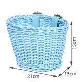 Giỏ Gắn Xe Đạp Đan Thủ Công BAMBOOO ECO Nhiều Màu Sắc, Deo Dai, Dễ Sử Dụng