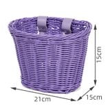Giỏ Gắn Xe Đạp Đan Thủ Công BAMBOOO ECO Nhiều Màu Sắc, Deo Dai, Dễ Sử Dụng