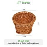 Giỏ đựng rau lẩu new 2024 Bambooo Eco đựng hoa quả thực phẩm cho nhà hàng khách sạn