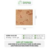 Giấy Thấm Dầu Kiểu Mỹ Set 50 Tờ BAMBOOO ECO Lót Cho Đồ Ăn Chiên Rán, Đồ Nướng , Bánh Mì Chống Dầu Mỡ
