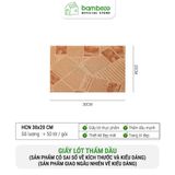 Giấy Thấm Dầu Kiểu Mỹ Set 50 Tờ BAMBOOO ECO Lót Cho Đồ Ăn Chiên Rán, Đồ Nướng , Bánh Mì Chống Dầu Mỡ