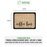 Thảm Bàn Quầy Cà Phê BAMBOOO ECO Dày Dặn, Chống Trượt, Thẩm Hút Nước Nhanh Chóng