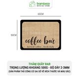 Thảm Bàn Quầy Cà Phê BAMBOOO ECO Dày Dặn, Chống Trượt, Thẩm Hút Nước Nhanh Chóng