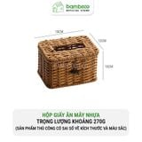 Hộp Giấy Ăn Mây Nhựa BAMBOOO ECO Đem Đến Sự Tiện Nghi Và Thẩm Mỹ Cho Không Gian Bếp