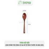 Thìa dĩa gỗ cafe màu tự nhiên BAMBOOO ECO dùng trong nhà hàng gia đình thân thiện môi trường