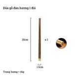 Đũa gỗ Hương bọc đồng phong cách Nhật Bản BAMBOOO ECO an toàn vệ sinh, sử dụng cho gia đình, nhà hàng, khách sạn