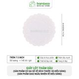 Giấy lót bánh thấm dầu BAMBOOO ECO set 140 tờ hút dầu mạnh