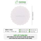 Giấy lót bánh thấm dầu BAMBOOO ECO set 140 tờ hút dầu mạnh