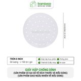 Xửng hấp tre đa năng BAMBOOO ECO lồng hấp bánh bao, dimsum có nắp, dùng trong nhà hàng, khách sạn