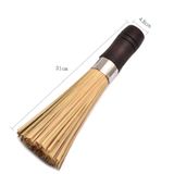 Chổi cọ nồi cọ chảo BAMBOO HOME cán gỗ chổi tre cọ chảo thân thiện môi trường