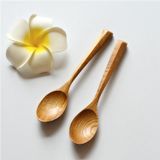 Thìa dĩa gỗ cafe màu tự nhiên BAMBOO HOME dùng trong nhà hàng khách sạn gia đình thân thiện môi trường phong cách Nhật