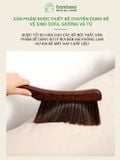 Bàn Chải Phủi Bụi Cán Gỗ BAMBOOO ECO Làm Sạch Bụi Trên Sofa, Giường, Tủ