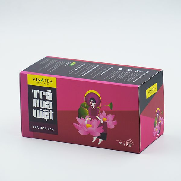 Trà Vinatea Hoa Việt Hương Sen Túi lọc 50 g