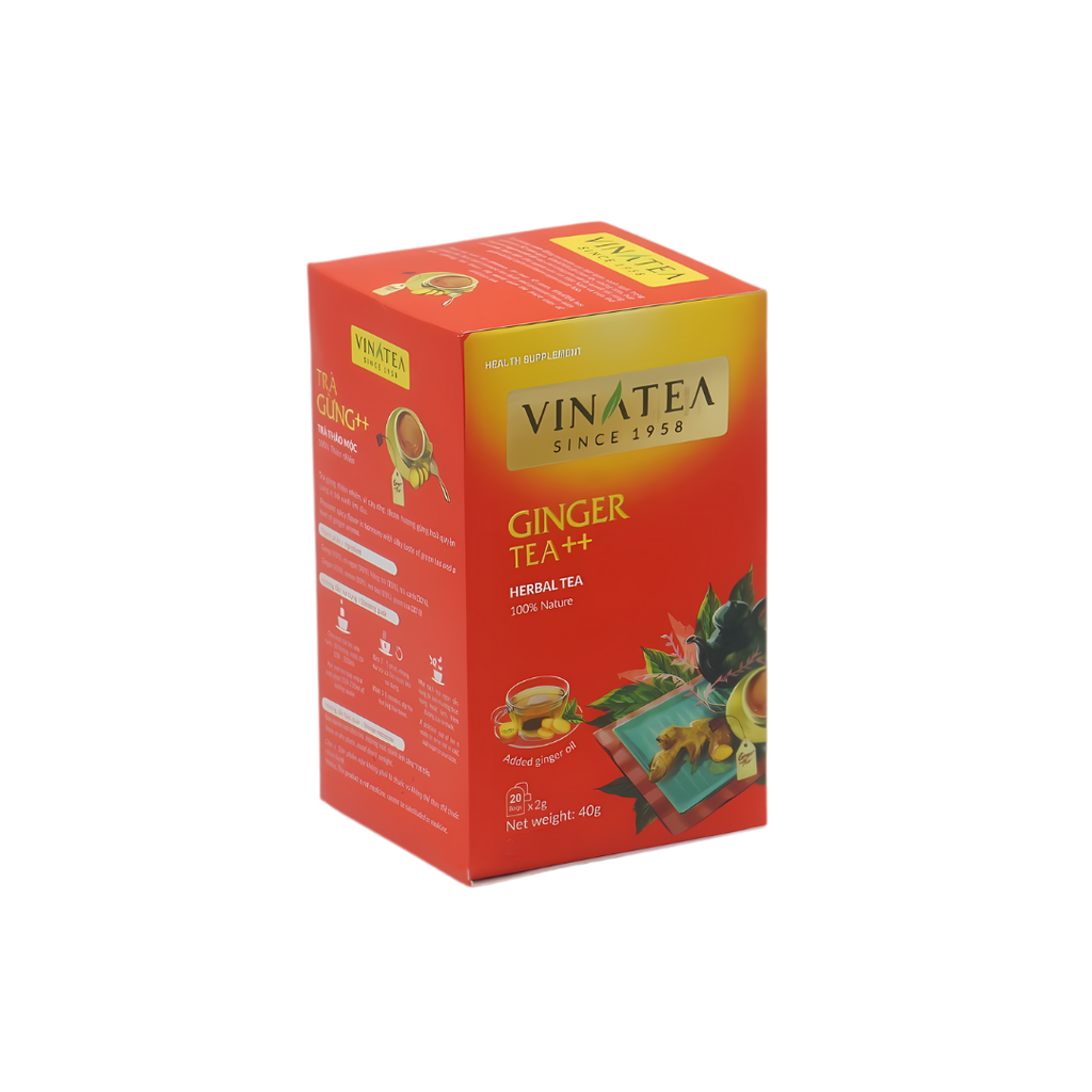 Trà Vinatea Gừng ++ Túi Lọc 40g