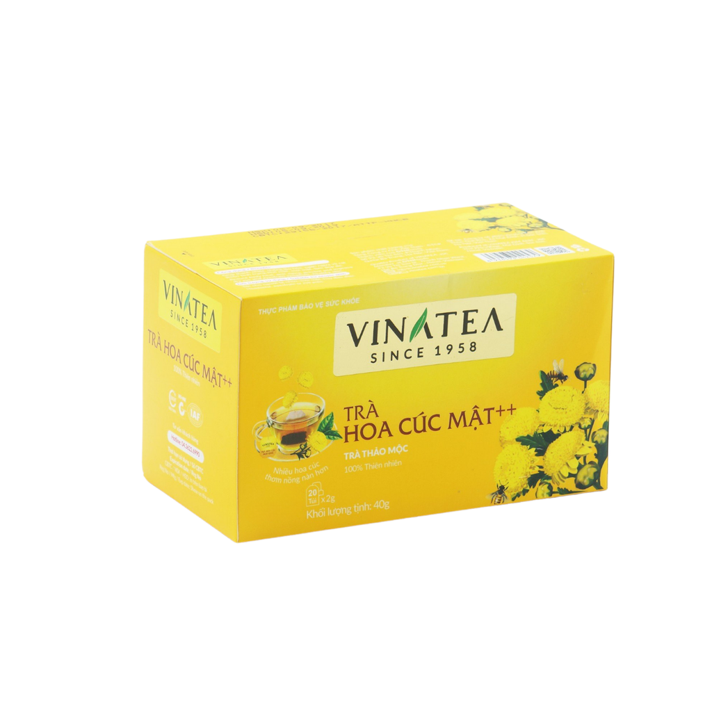 Trà Vinatea Hoa Cúc Mật ++ Túi Lọc 40g (20 túi x 2g)