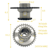 Bánh răng lai bơm cao áp 2 tầng HD Poter 2 243354A002