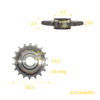 Bánh răng đối trọng HD Poter 2 to 18R MB 233144A400