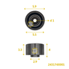 Bi tỳ cam sắt to KIA Bogo 3 243174X001