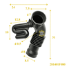 Ống hút gió vào bầu lọc gió HD Tucson 2008-2009 281401F080